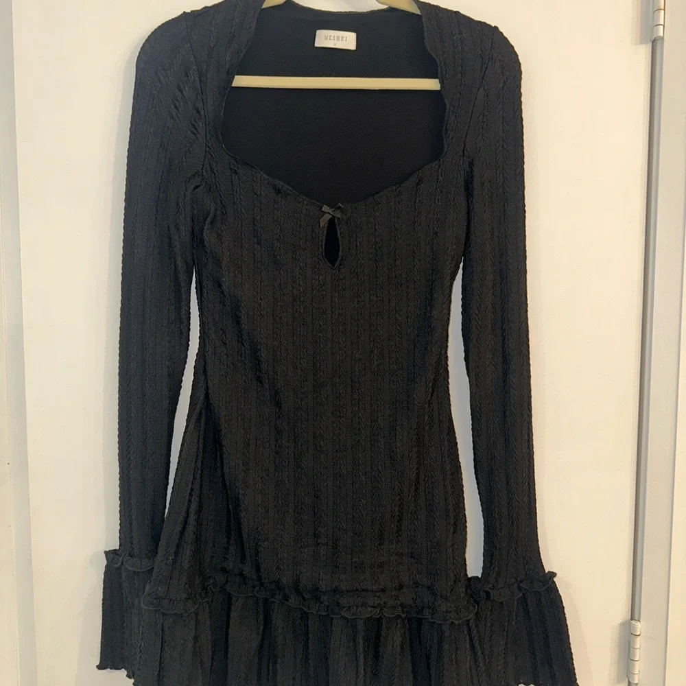 Meshki  Black Long Sleeve Dress - Picture 2 of 3